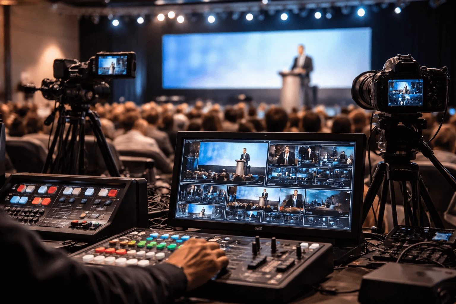 Transmisi&oacute;n en Vivo de Conferencias